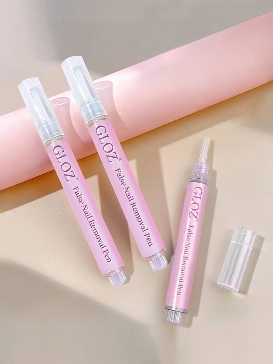 GLOZ Quick Nail Polish Remover Pen Gentle And Non-Irritating Perfect For Handmade Wearable Nails And Solid Gel, Protects And Nourishes Nails - Hanmeimei