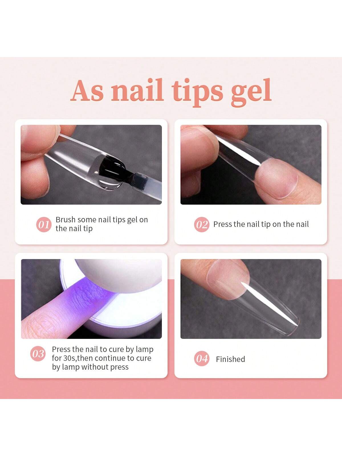 GLOZ 18ML Nail Glue Nail Bond Brush In Nail Glue For Press On Nails Nail Tips & Fake Nails Super Strong Nail Glue For Nail Tips Long Lasting Acrylic Nails Gel Glue - Hanmeimei